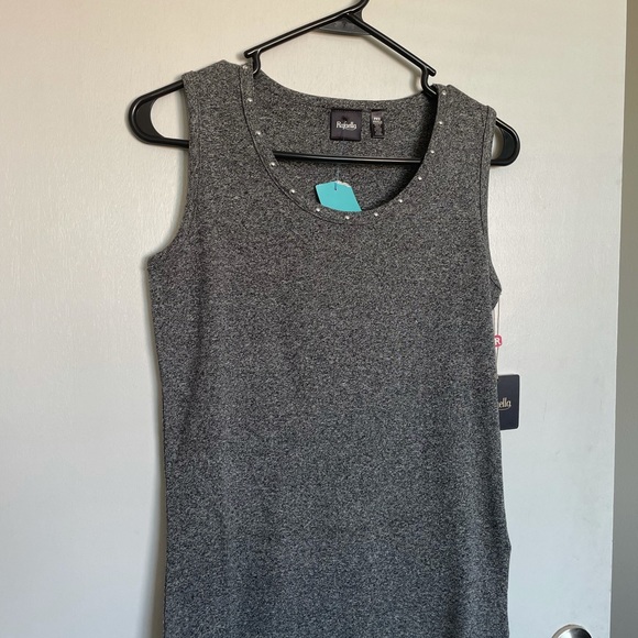 Rafaella Sleeveless Studded Top - Size XS - Picture 2 of 11